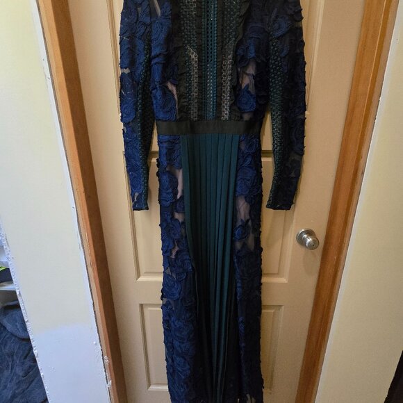 Self-Portrait Thea Lace Maxi Dress UK 8 / US 4 - Picture 6 of 10